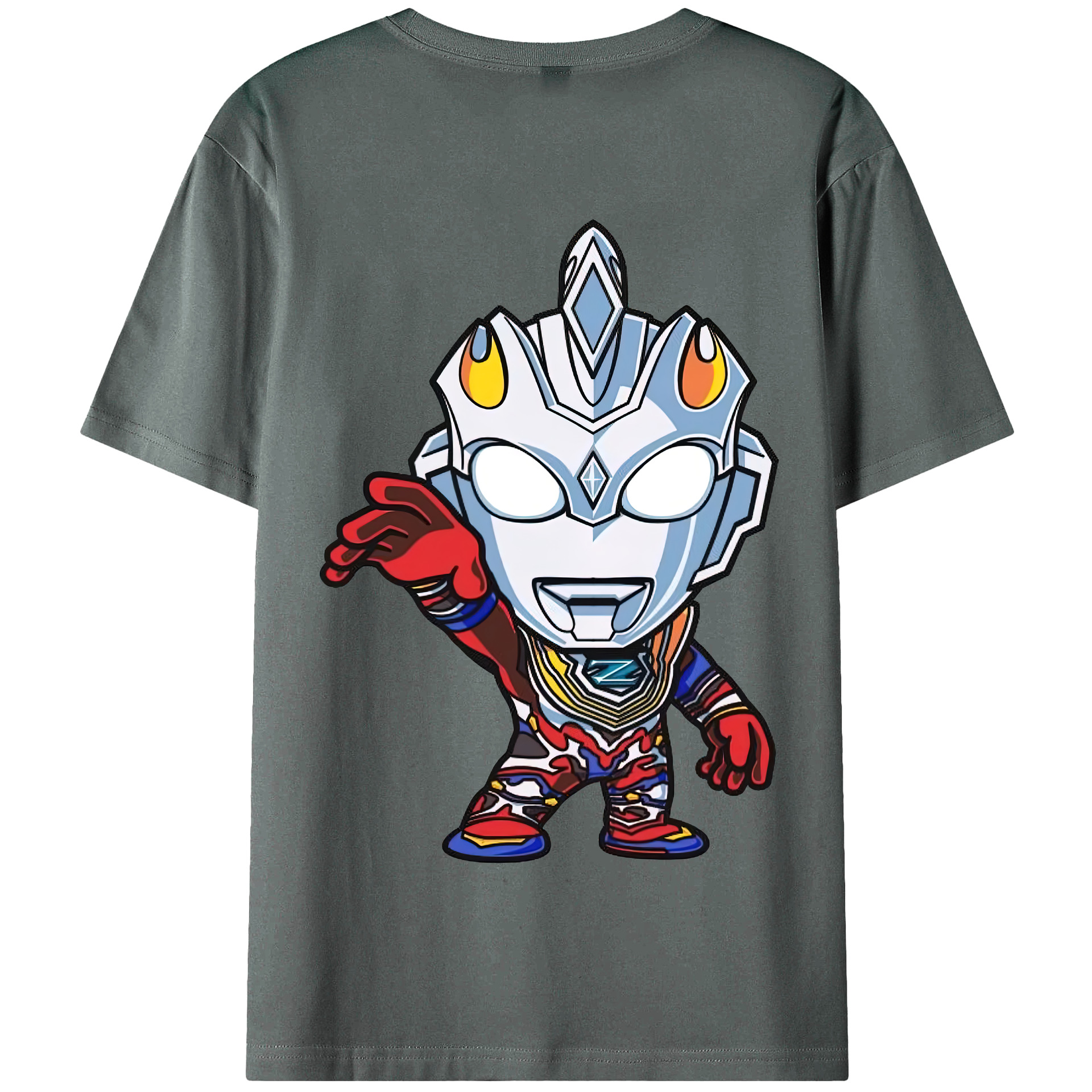 （画像用） ウルトラマン Ultraman 綿100％半袖Tシャツ（背面プリント）